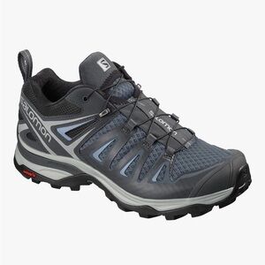 Salomon Black Gray Women's X Ultra 3 Hiking Trail Running Shoes - W 8.5